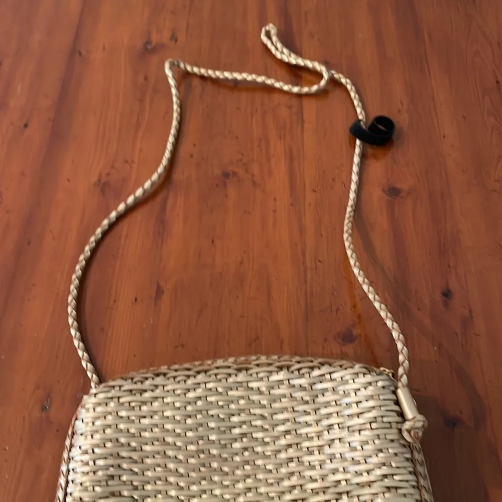 Cee Klein Vintage Leather basket weave NWT handbag - Picture 5 of 5